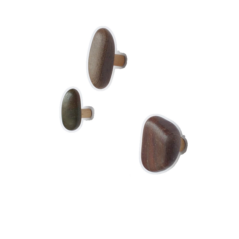 Hallway Cloakroom Wall Cobblestone Creative Hook - Image 14