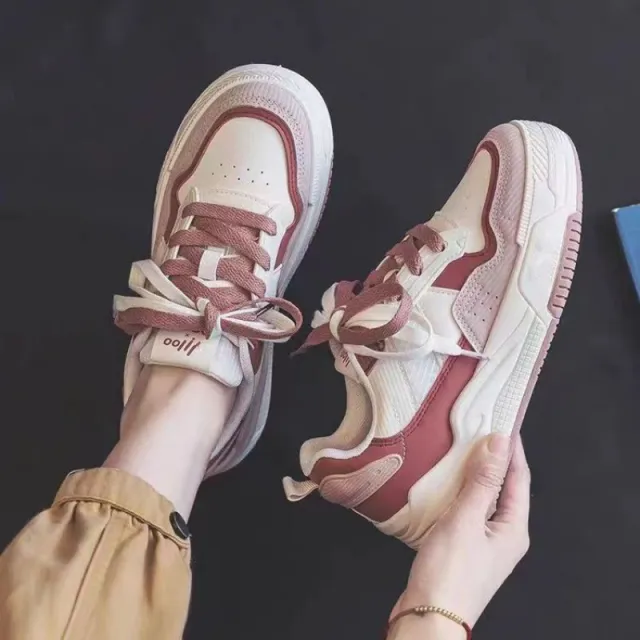 Spring Rubber Sneaker Low Top Pink - Shop at LoveMi