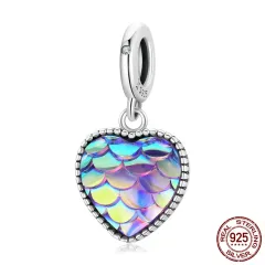 Fantasy Man Fish Scale Diy String Ornament Love Pendant - S925 Pendant - View 1