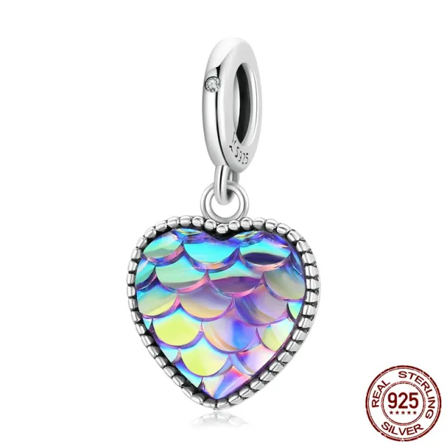 Fantasy Man Fish Scale Diy String Ornament Love Pendant S925 Pendant - Shop at LoveMi