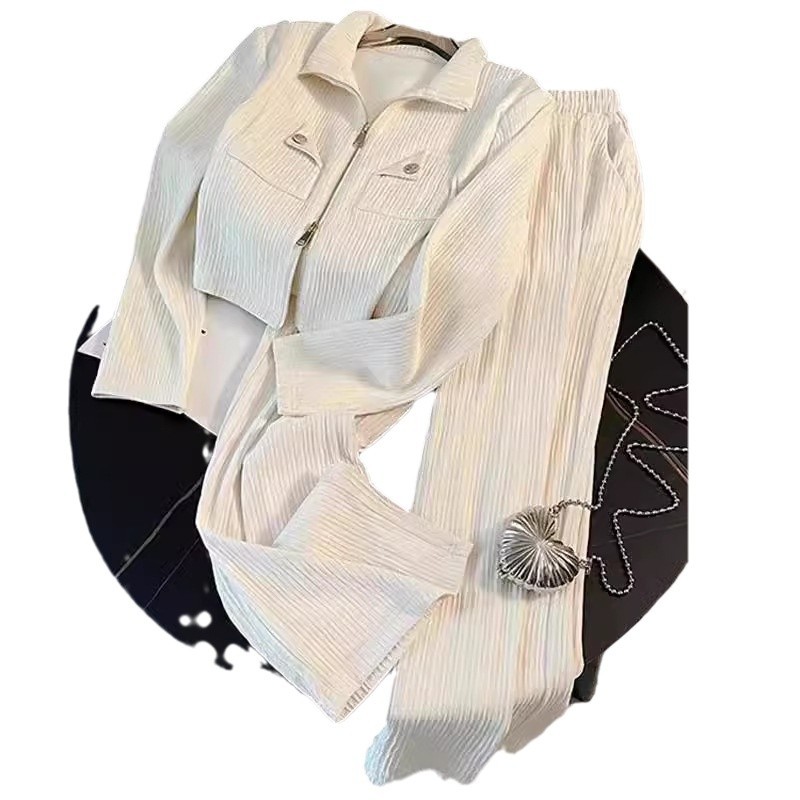 Light Luxury Temperament Suit Female Slimming And Fashionable High-end Two-piece Set Female