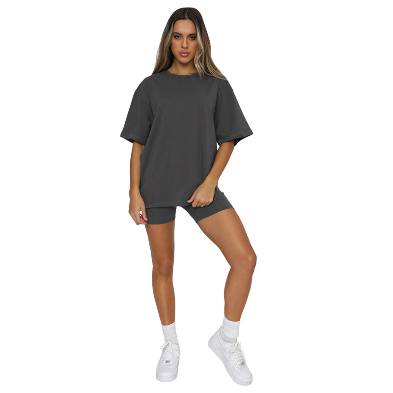 Short Sleeve Round Neck Pullover Top Urban Fashion