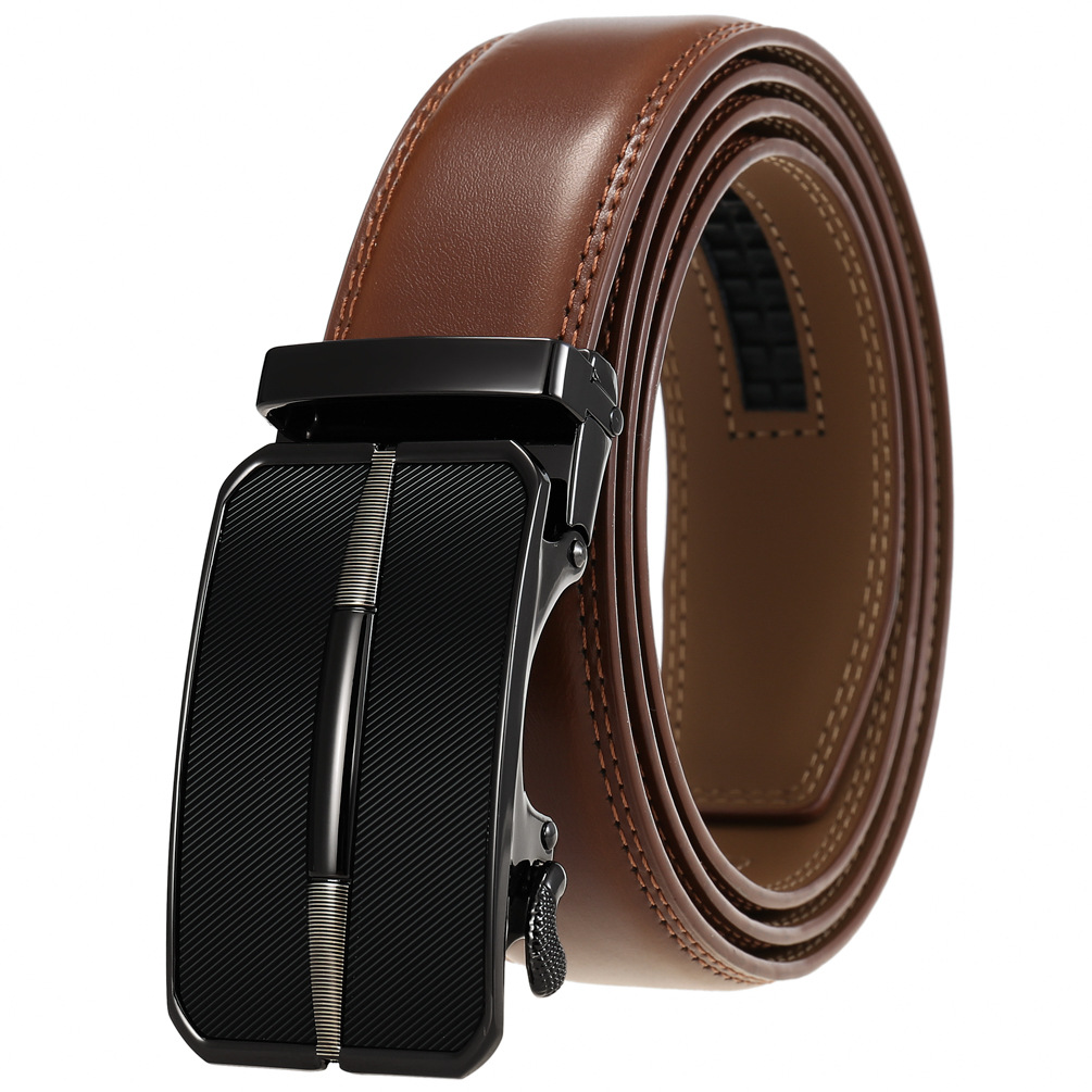 Black 95 Grain Brown Belt