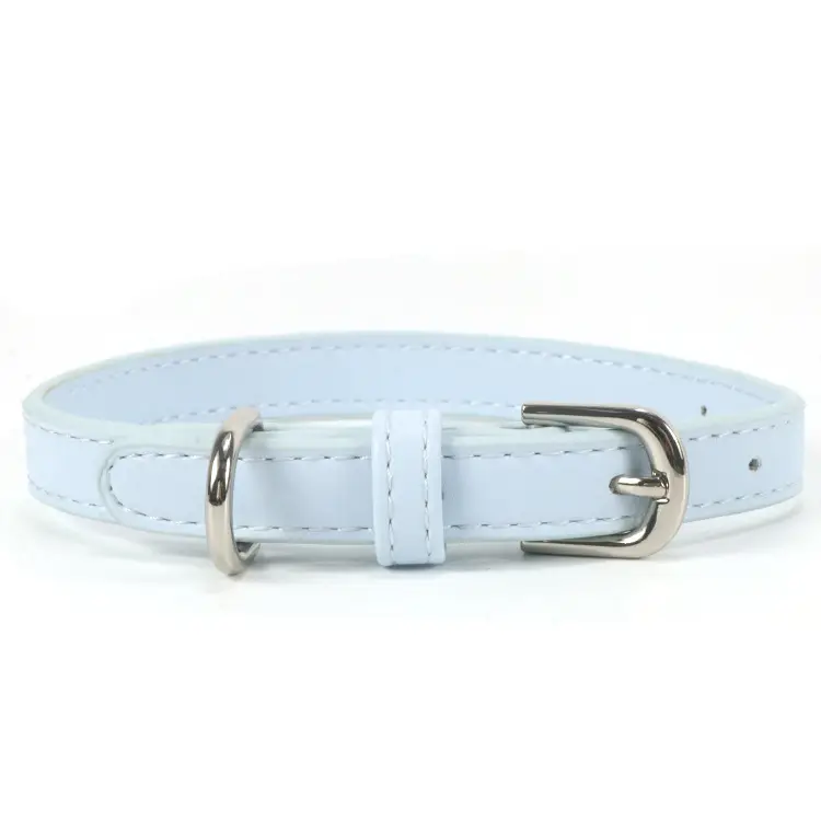 Leather Pet Collar For Small To Medium-sized Dogs With A Pull Rope