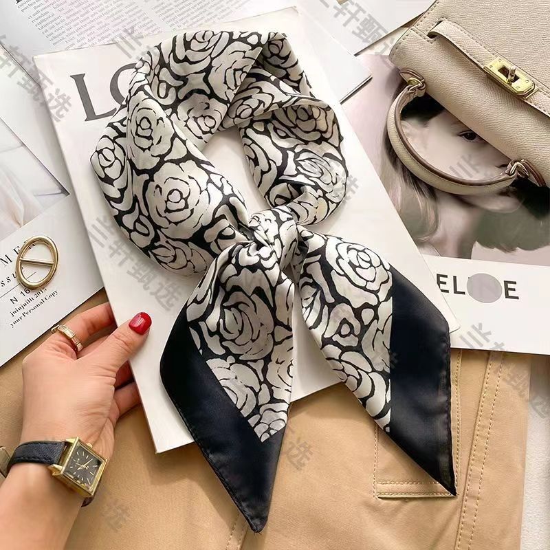 Women's High-end Thin Square Scarf - Image 52