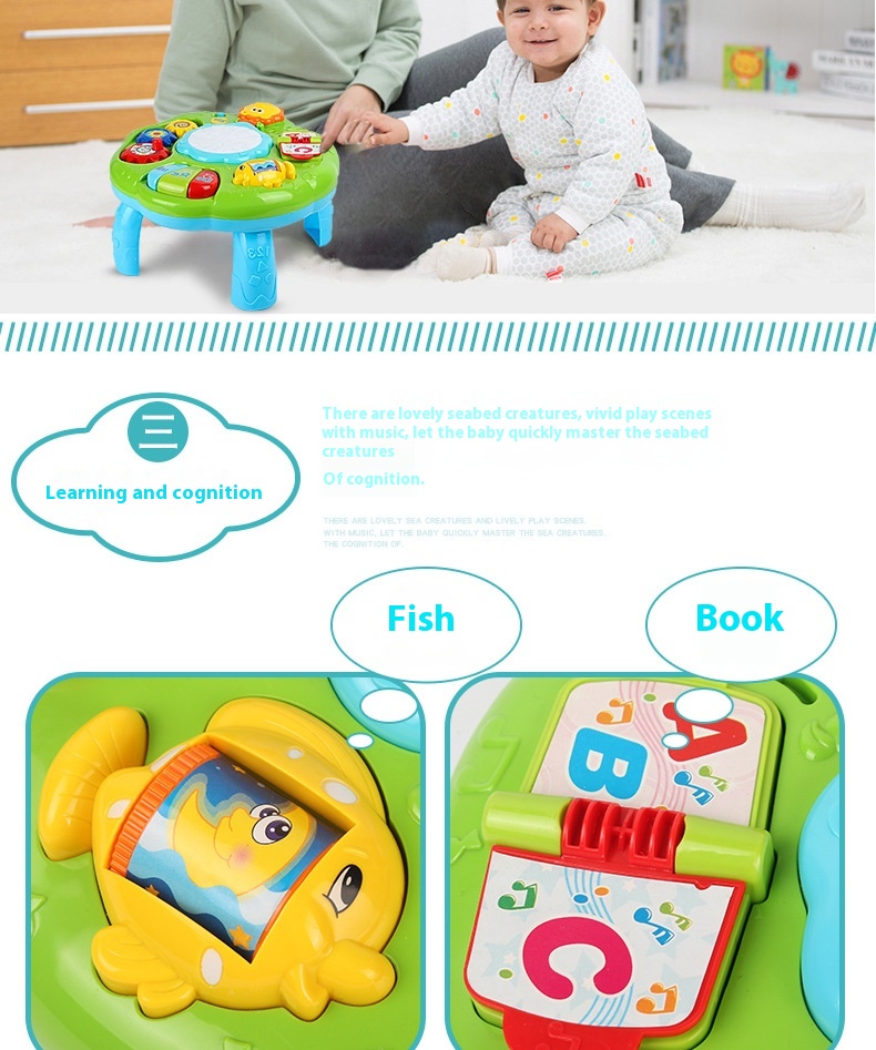 Mini Electronic tastatur Early Childhood Education Drum - Miniatyr 10