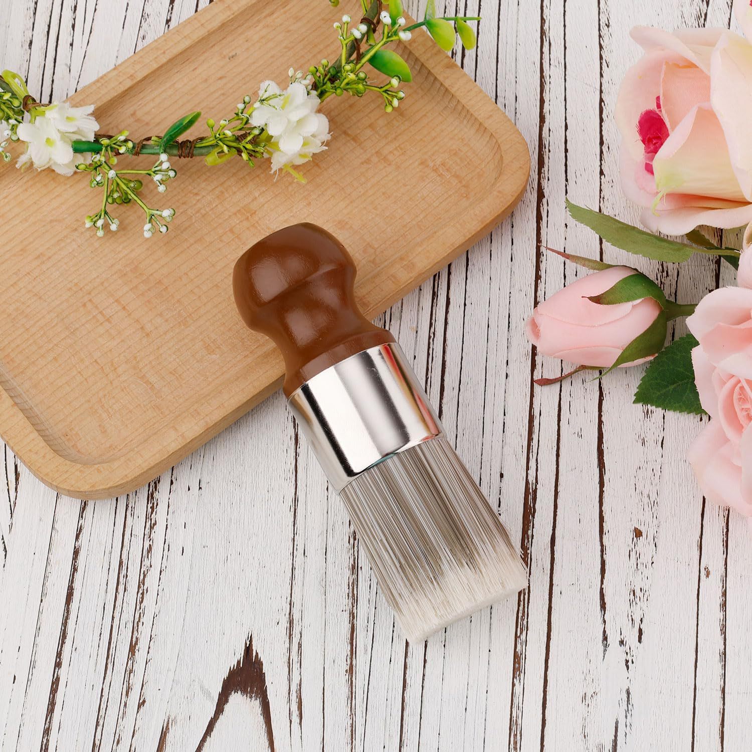 Furniture Cream Brush For Wooden Furniture With A Comfortable Handle