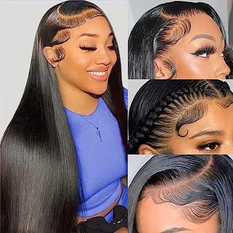New Front Lace Human Hair Wig - 30Inch