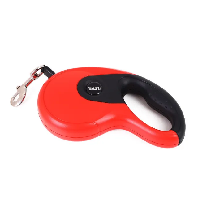 Simple Household Automatic Retractable Dog Leash Rose Red - Shop at LoveMi