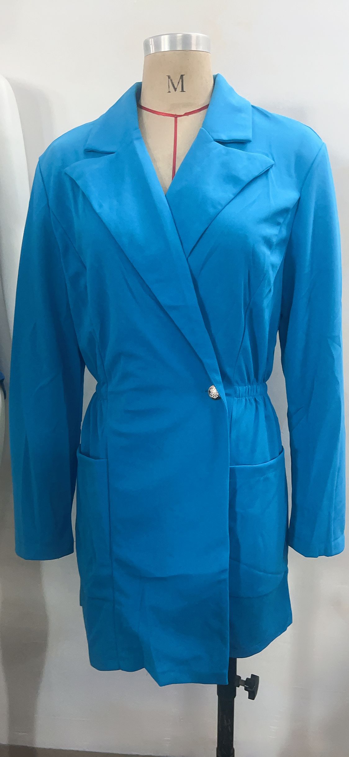 Title 11, Blazer cardigan da donna con risvolto, vestibil...