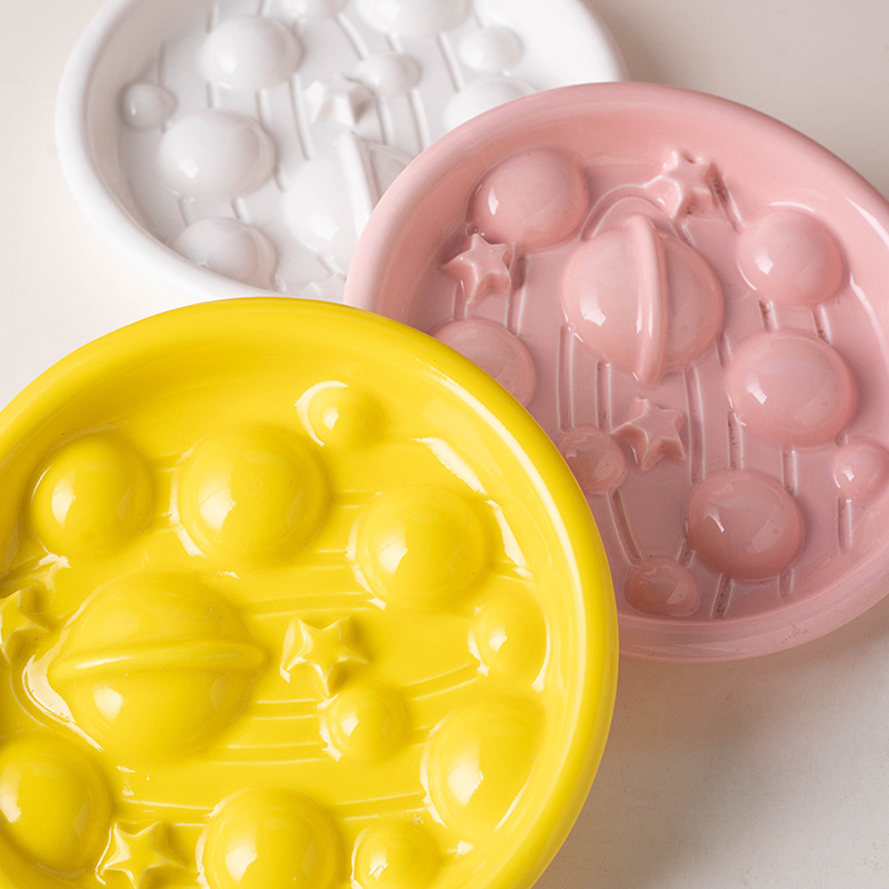Pet Ceramic Slow-feeding Bowl And Dish For Cervical Spine Protection — foto 2