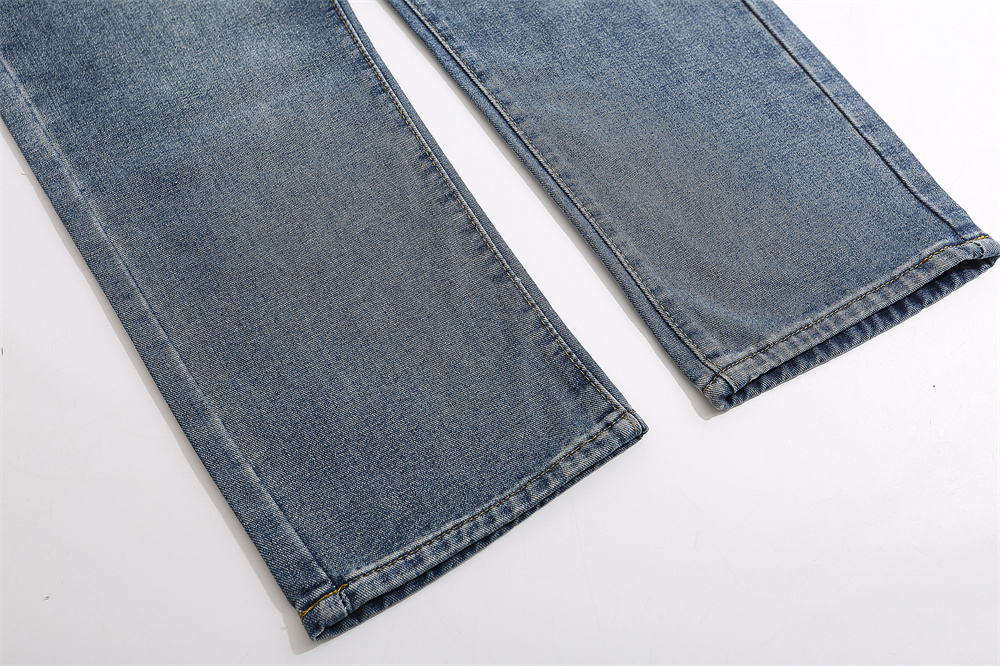 Tether Elastic Waistband All-matching Jeans Men