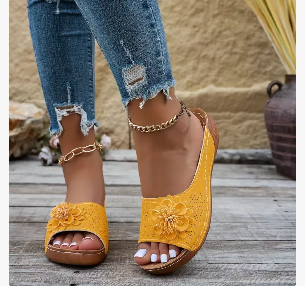 Open-Toe Slide Sandals, picture 3 of 11