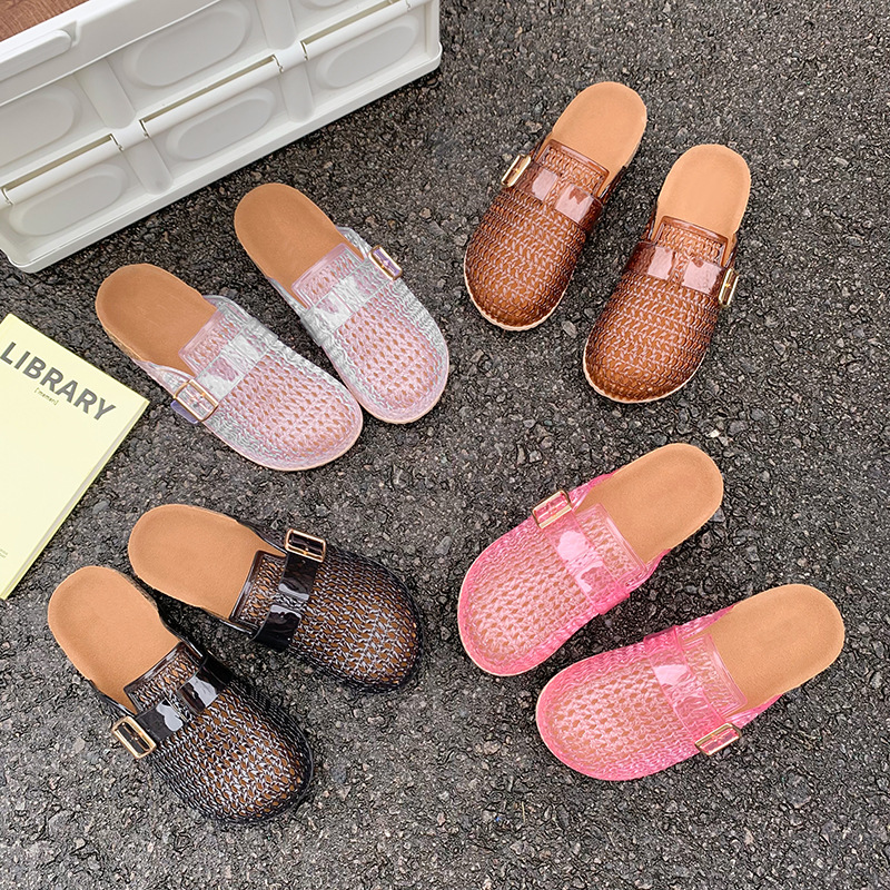 Platform Slip-on Fashionable Casual New Closed-toe Mules