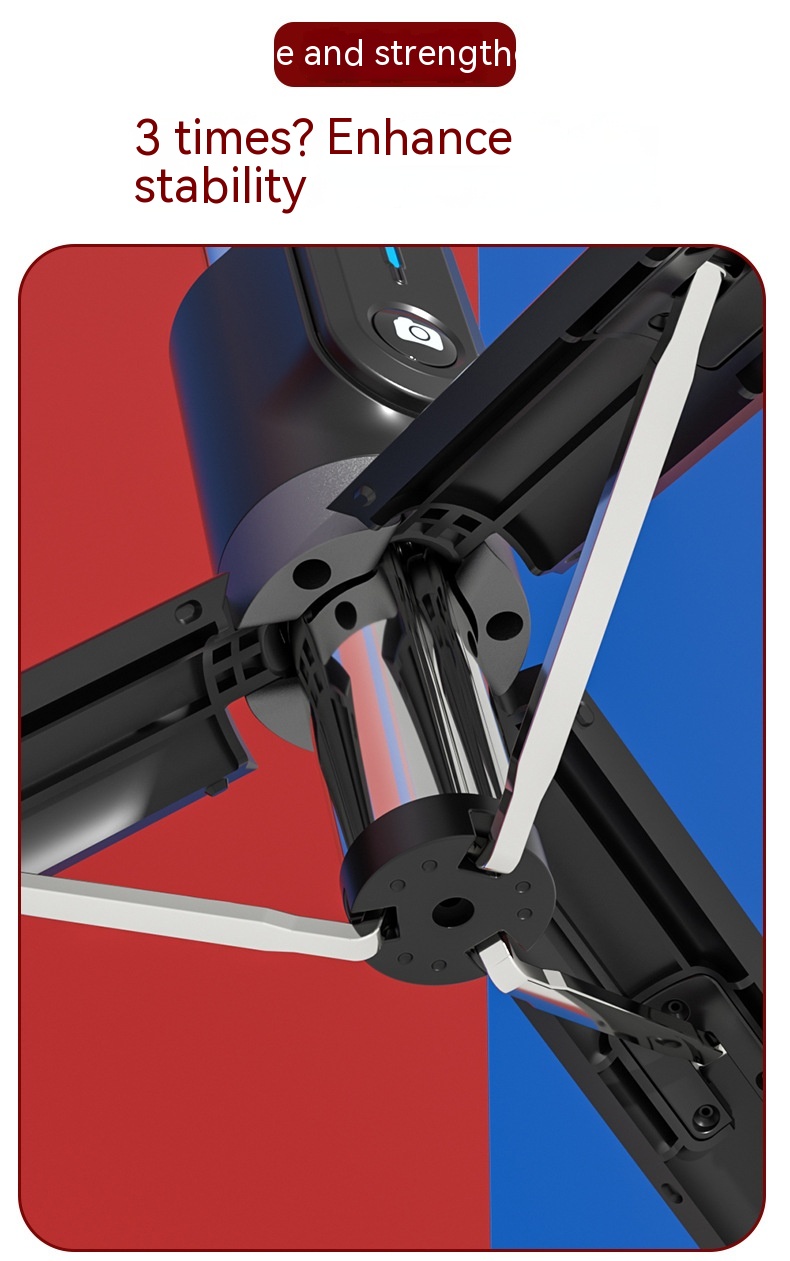 8-inch Beauty Fill Light Selfie Stick Bluetooth Remote Control Integrated Outdoor Floor Live Tripod - Image 20