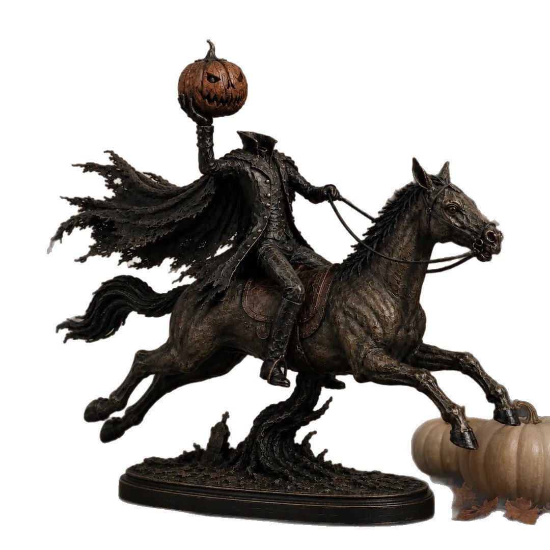 Headless Horseman Statue Ornament
