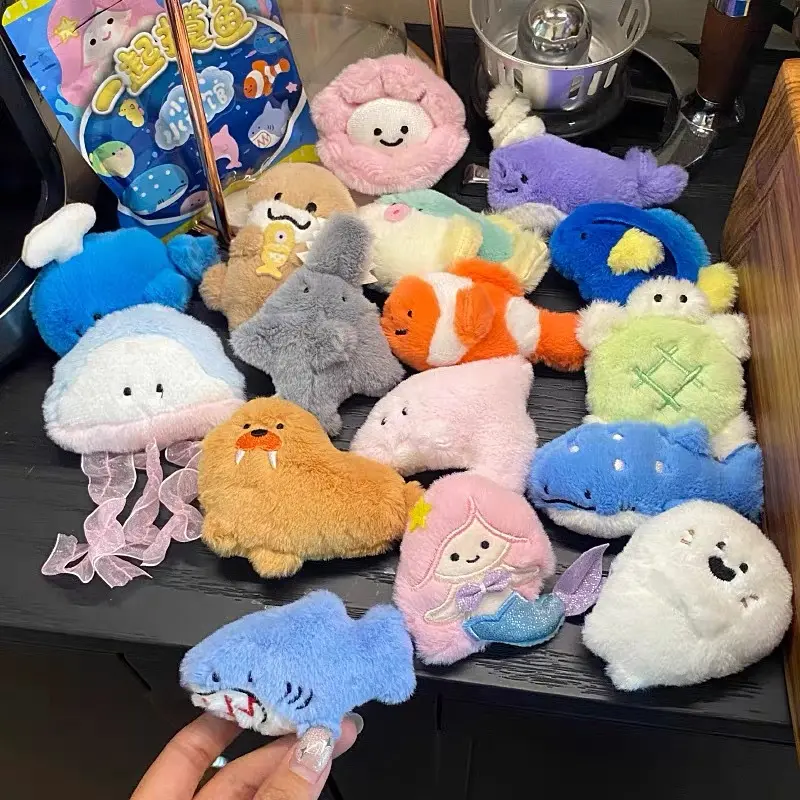 Simple And Cute Marine Animal Plush Refrigerator