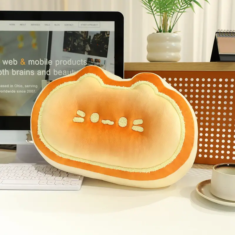 Ins Style Cheese Cooked Pillow Cute Cheese Shape Pillow
