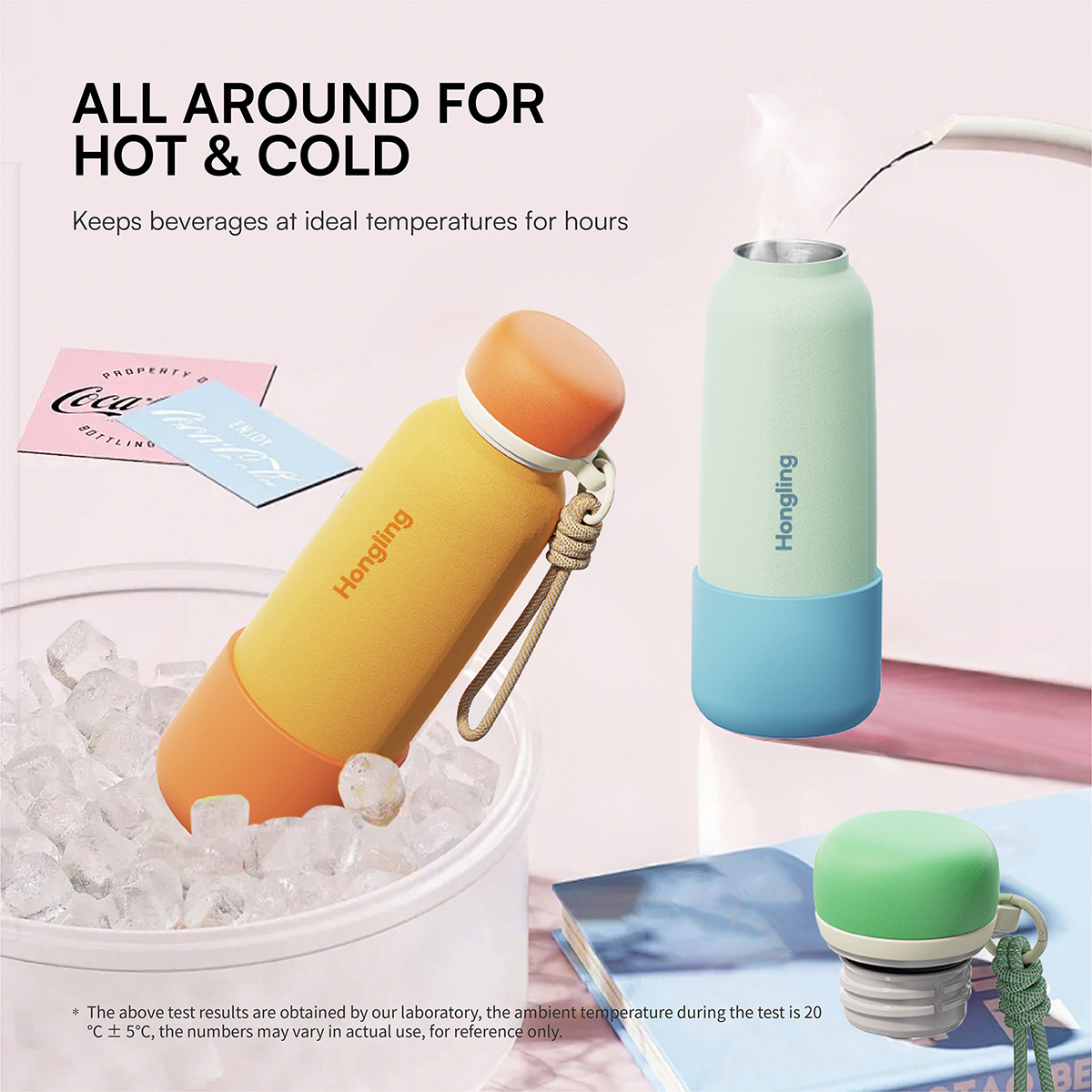 304 Stainless Steel Sports Water Bottle Small-mouth Cup
