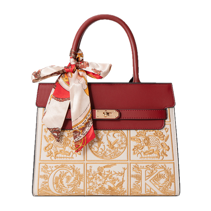 Rare Embroidered Chinese-Style Bag For Women