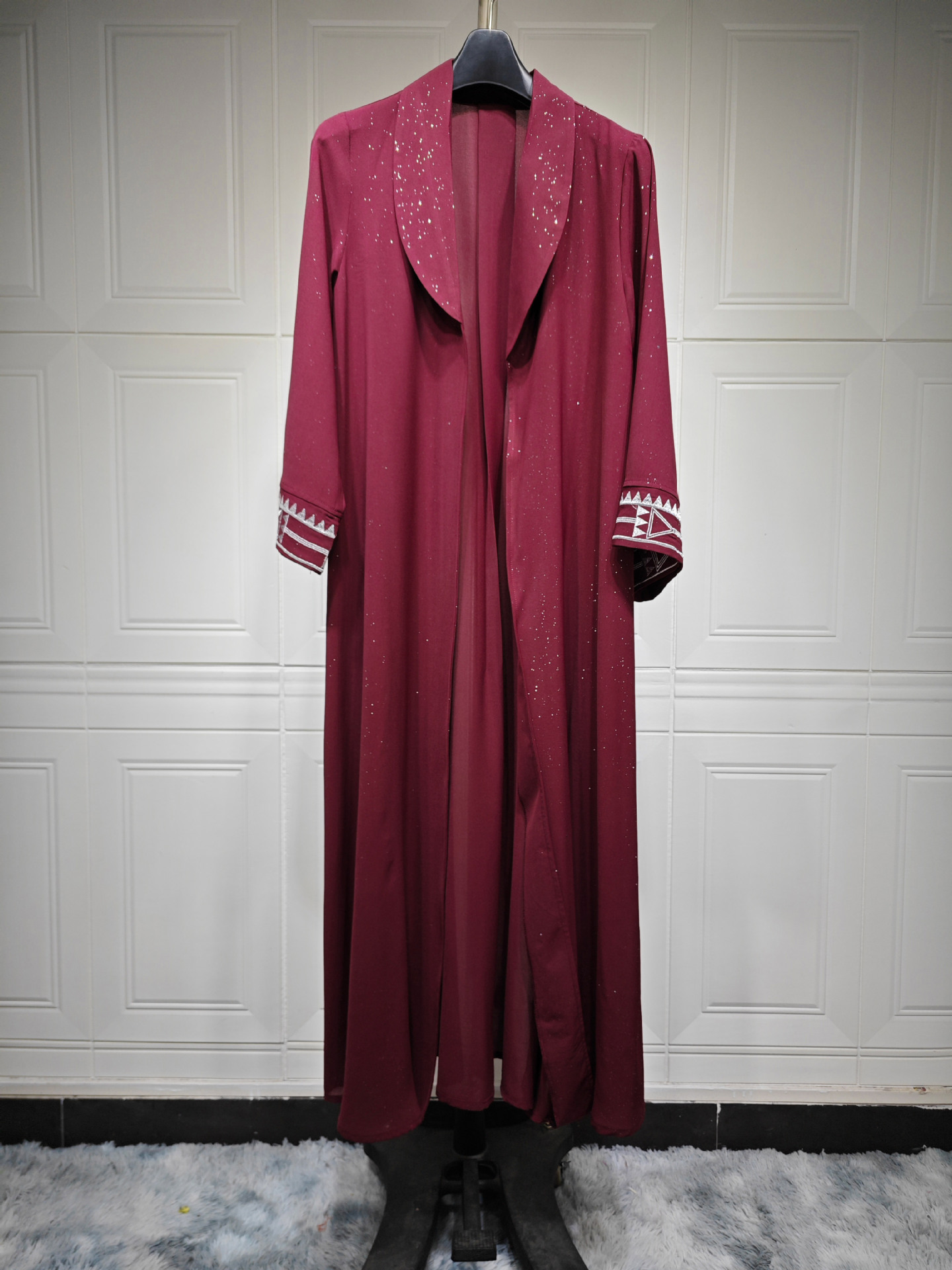 Title 20, Muslim Modest Womens Arab Abaya Cardigan Robe,...