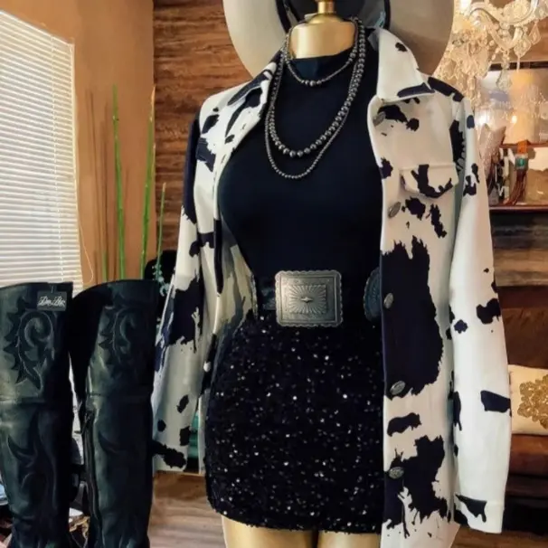 Long-sleeve Cardigan With A Digital Print