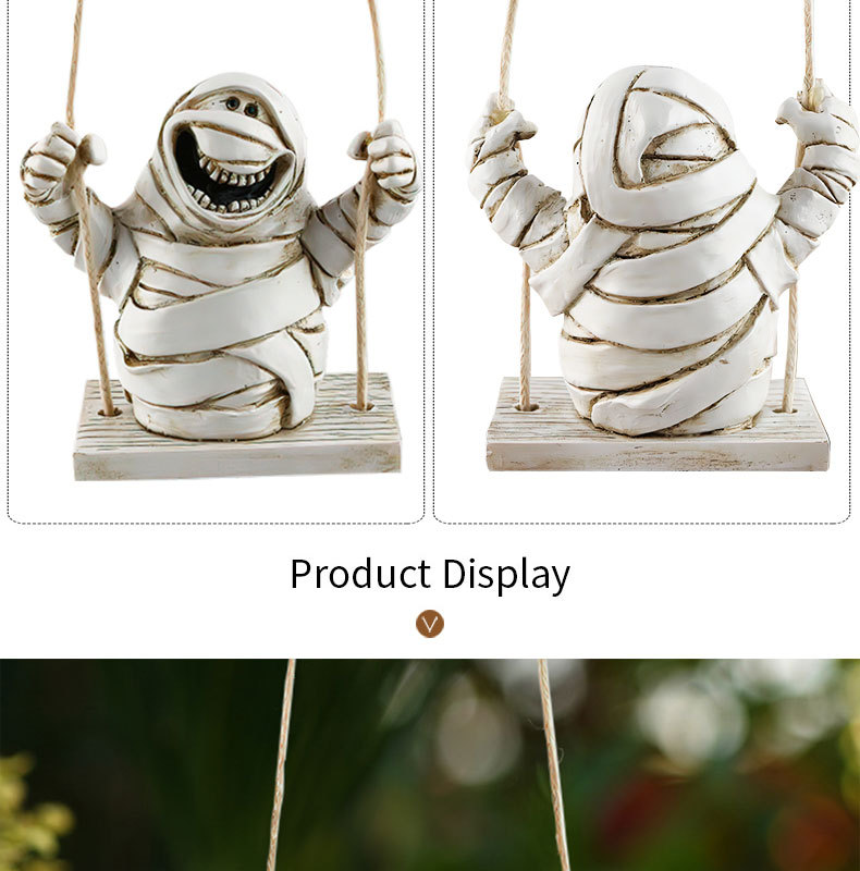 Title 5, Mummy Tree Swing Pendant Outdoor Garden Tree Ha...