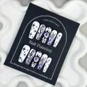 Mid-length Hand-painted Cartoon Hand-worn Fake Nails view 1