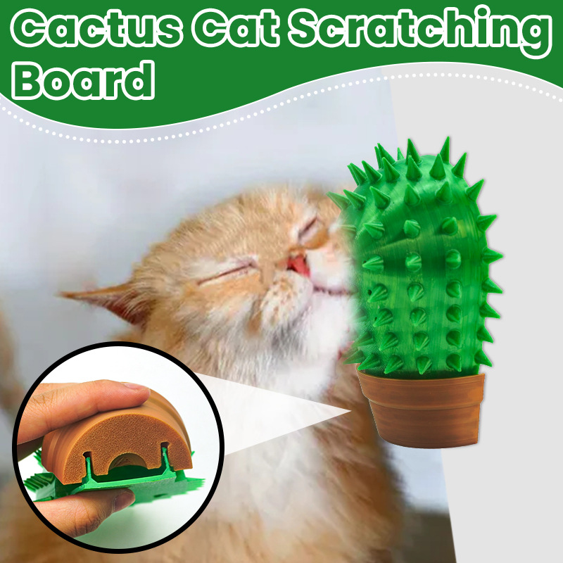 Creative Pet Automatic Comb Cactus Cat Scratch Board