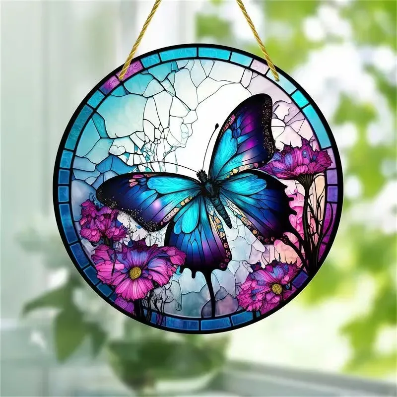 Creative Butterfly Theme Home Wall Decoration Acrylic Hanging Painting – image 4