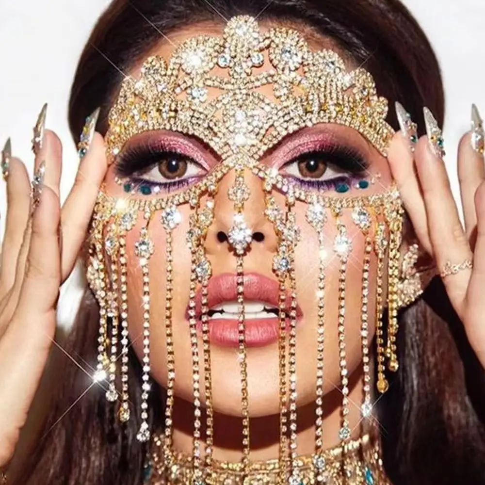 Women's Fashion Personalized Mask Stage Accessories