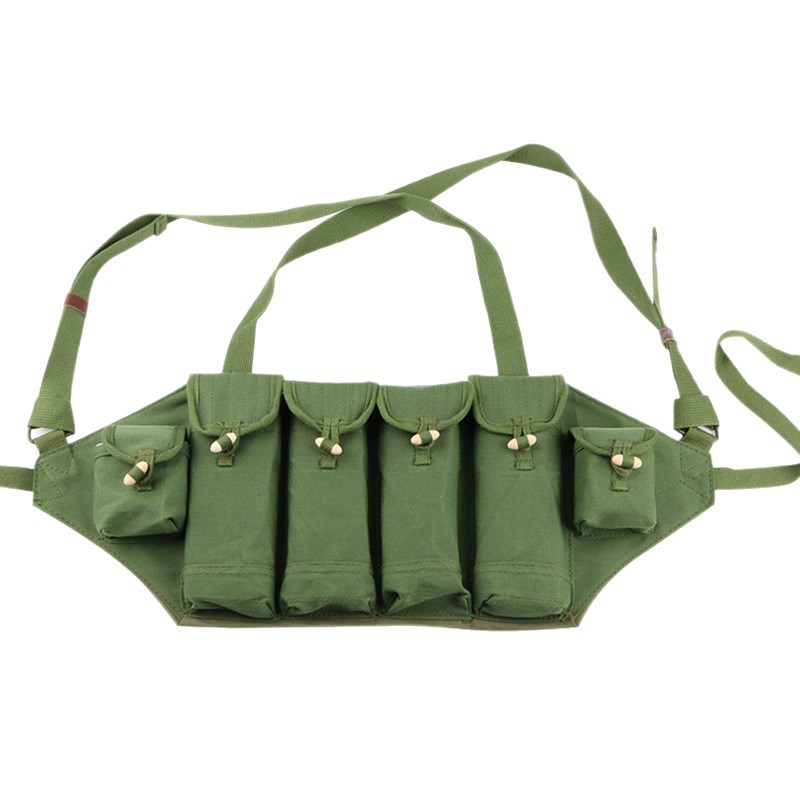 Portable Outdoor Four-Compartment Ammunition Pouch