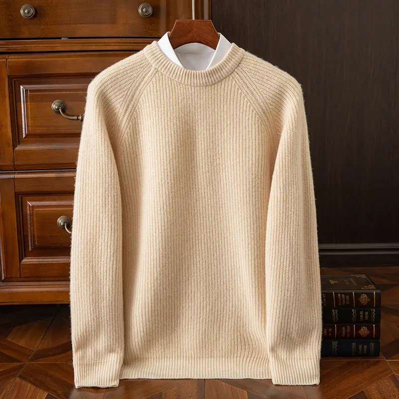 Men's Fashionable Casual Crew-Neck Sweater