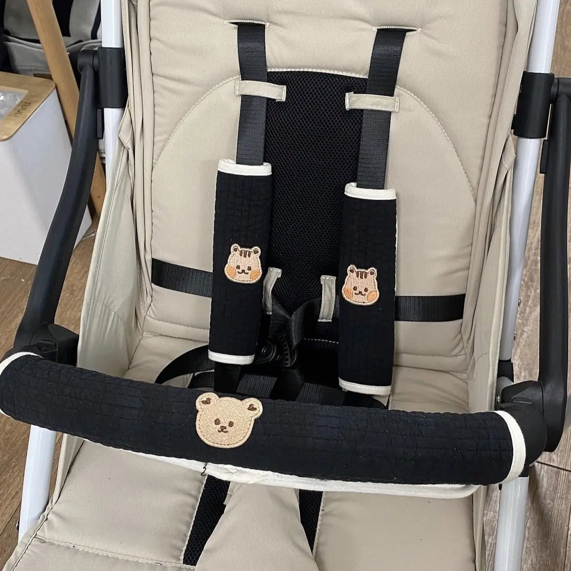 Baby Stroller Handlebar Front Armrest Protective Cover
