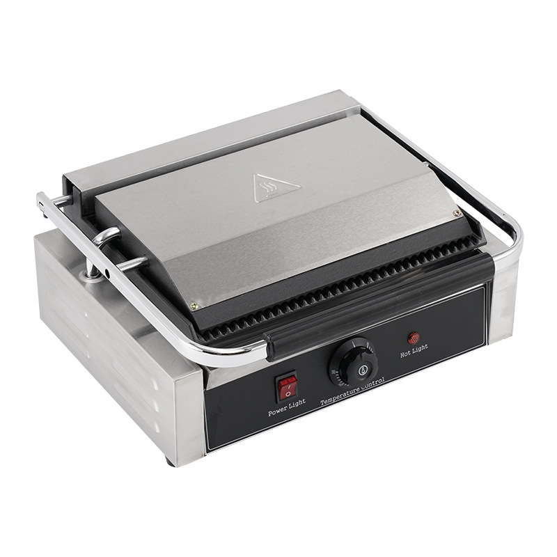 Electric Heated Plate Griddle Commercial Steak Frying Machine