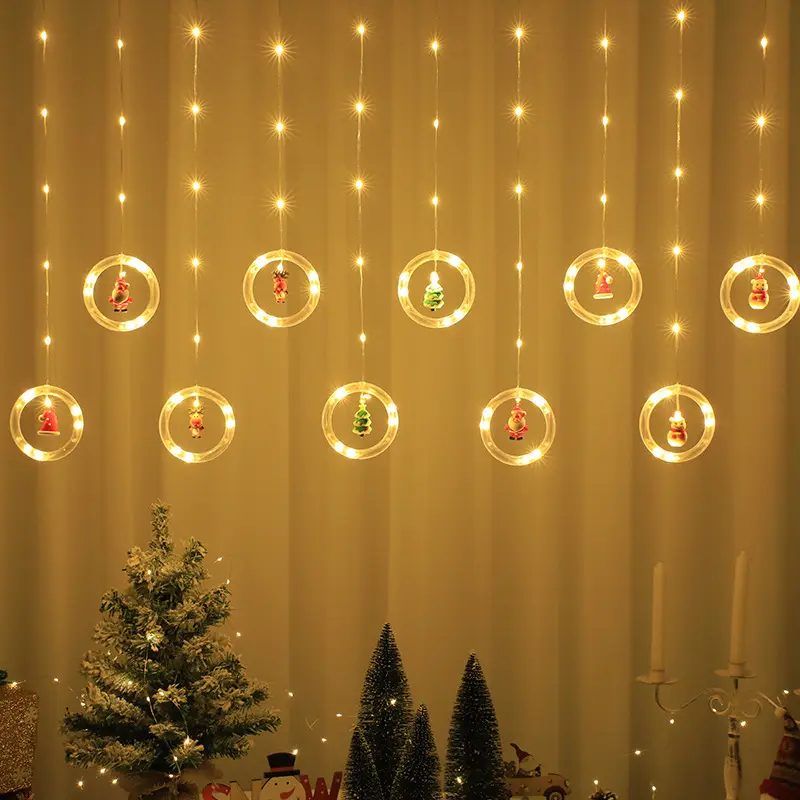 Christmas Curtain Lighting Chain
