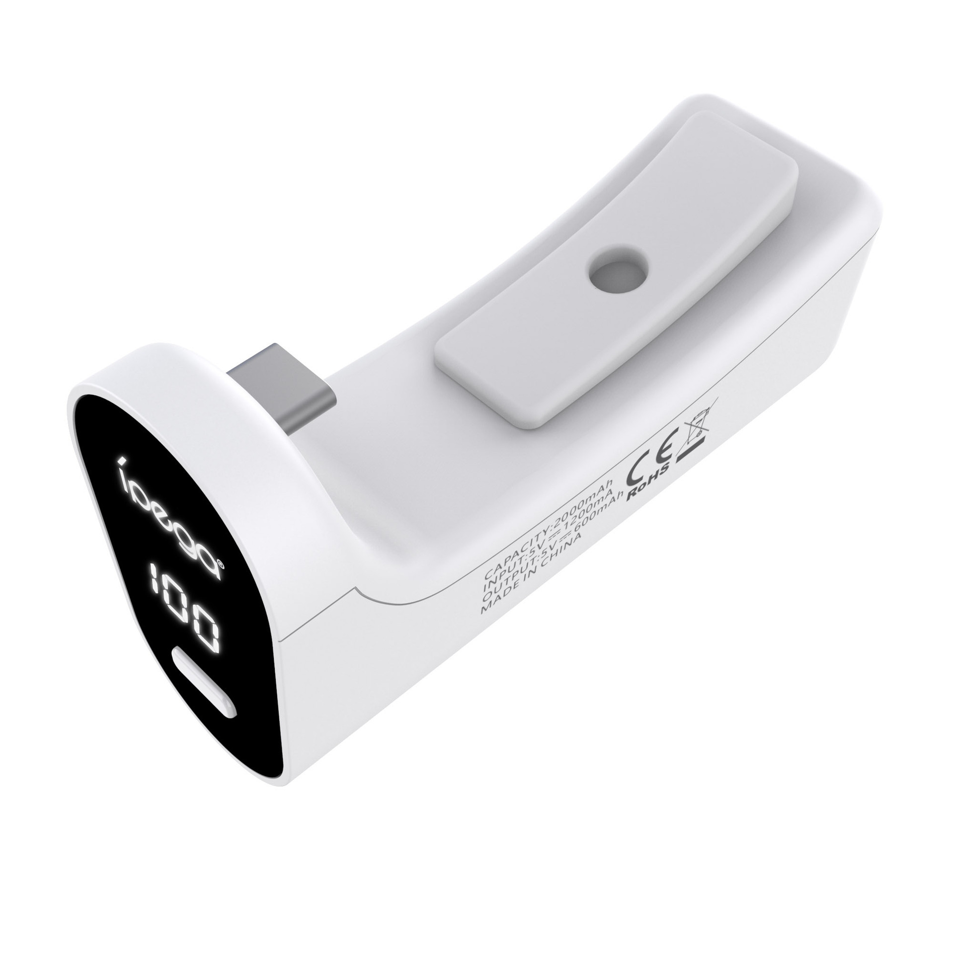 PS5 Gamepad Rechargeable Battery Endurance PS5 Elite Handle Plug-in Bag For Charging 2000 MA With Digital Display