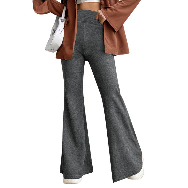 Fashion Casual Autumn And Winter Slimming Comfortable Bell-bottom Pants
