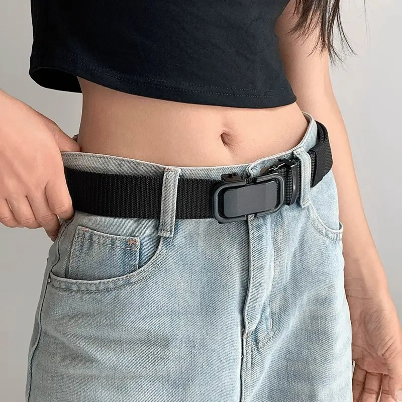 Men's Canvas Nylon Belt Lightweight And Ultra-thin