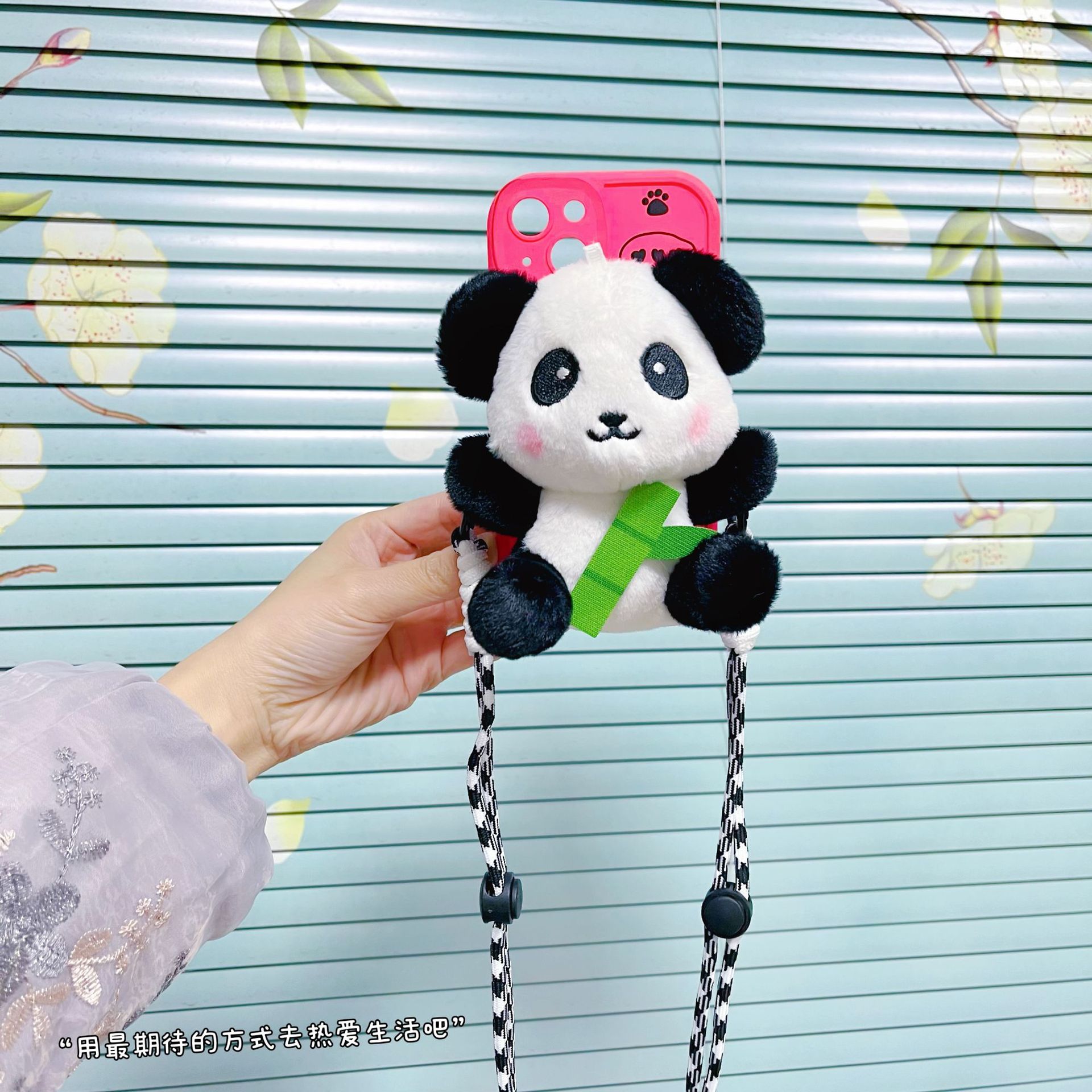 Plush Doll Crossbody Mobile Phone Lanyard Back Splint - Image 5