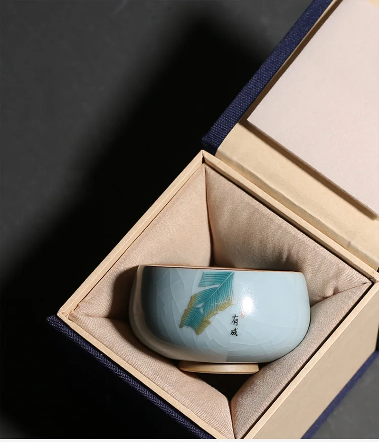 Title 1, Ruyao Tianqing ceramic teacup Elevate your tea ...