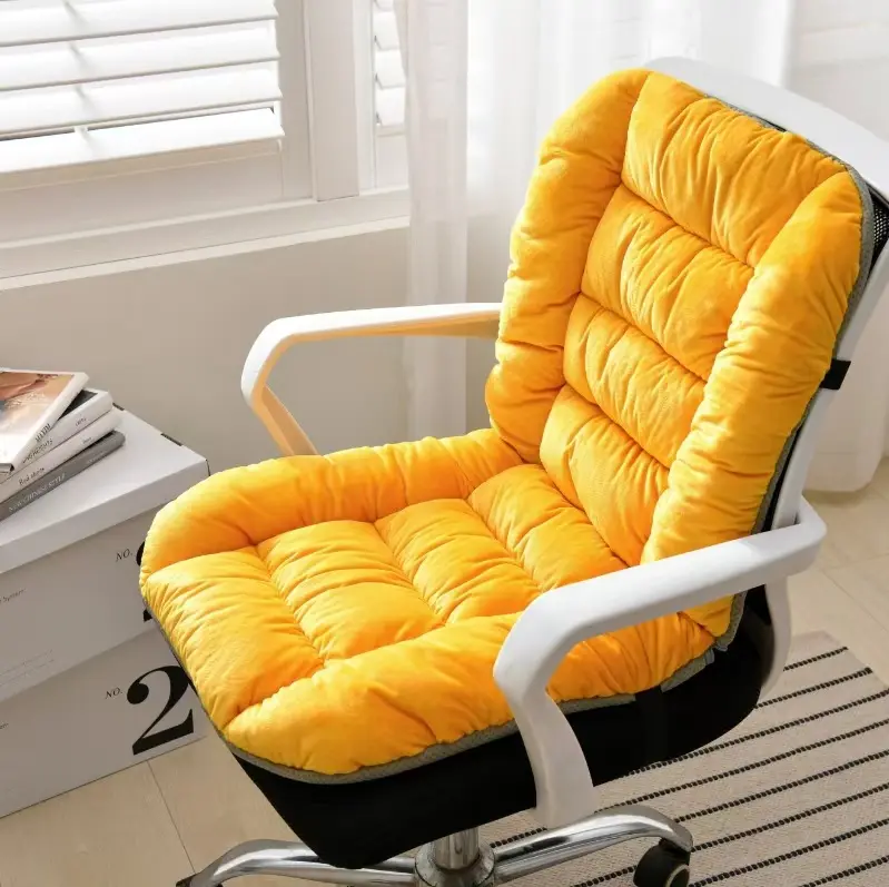 Household Waist Support Solid Color One-piece Cushion