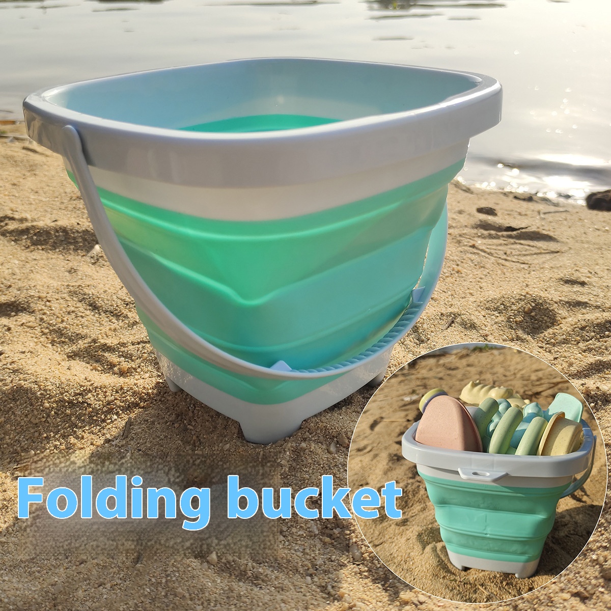 Blue Bucket Foldable