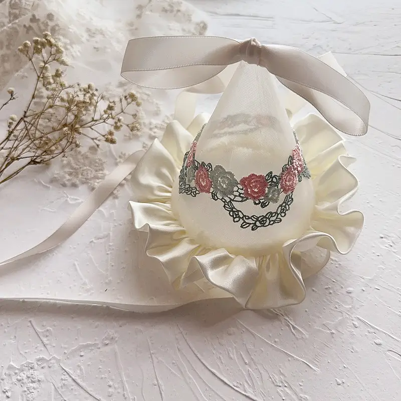 New French Cute Embroidered Sequins Headdress