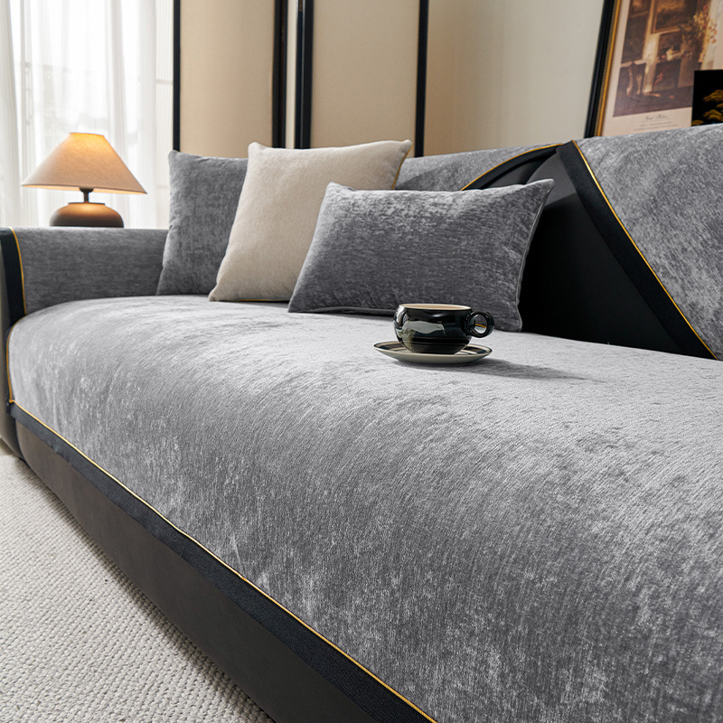 Light-luxury Style Sofa Cushion Coverversatile, Non-slip, And Perfect For All Four Seasons American-style Seat Cushion