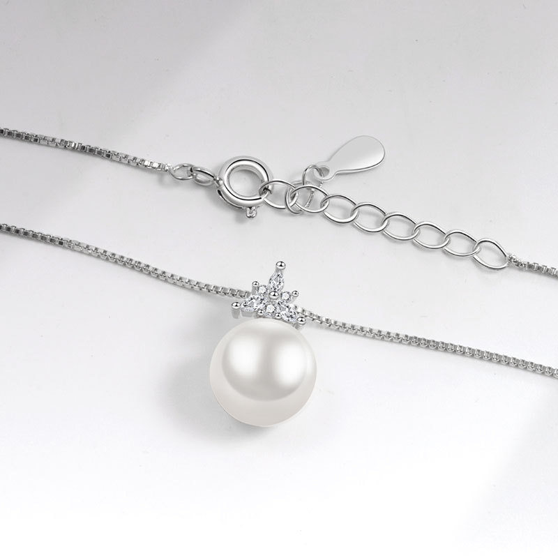Fashionable All-match Pearl Pendant Necklace Exquisite Clavicle Chain