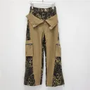 Dark Khaki Leopard Print