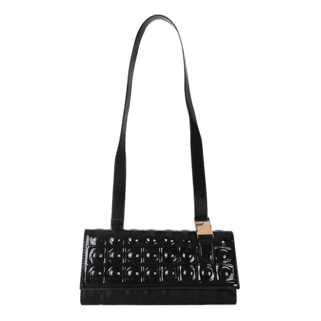 Multi Color Crossbody Fashion Diamond Chain Small Square Bag Black - Shop at LoveMi