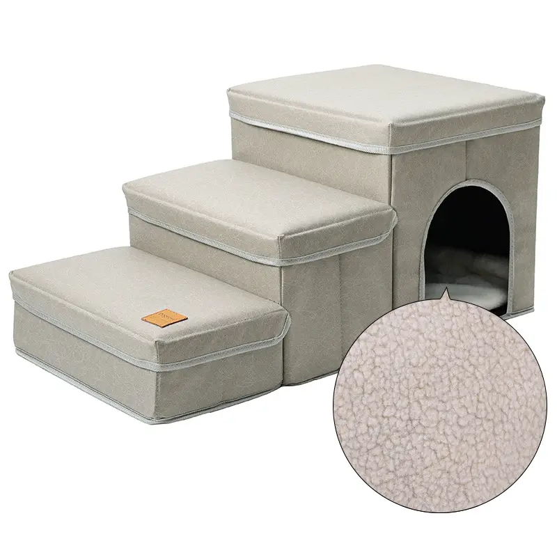 Cat Kennel Cage Multifunctional Dog Stairs Upper