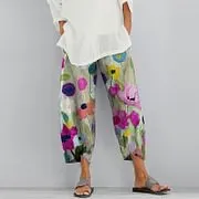 Women's Casual Slimming Outdoor Cropped Pants - 13